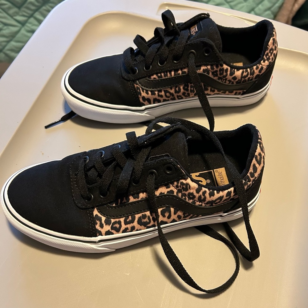 New - Never Worn Cheetah Vans